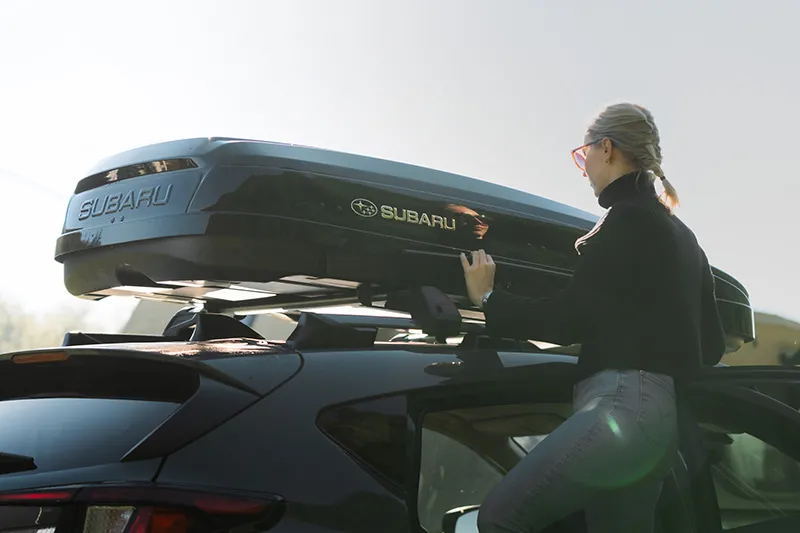 Jauna tipa bagāžas kaste sporta aktivitātēm Subaru